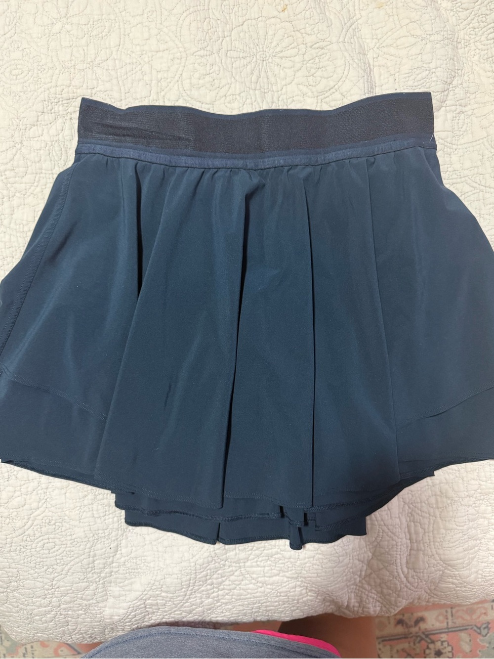 lululemon athletica Navy Court Rival High Rise Skirt